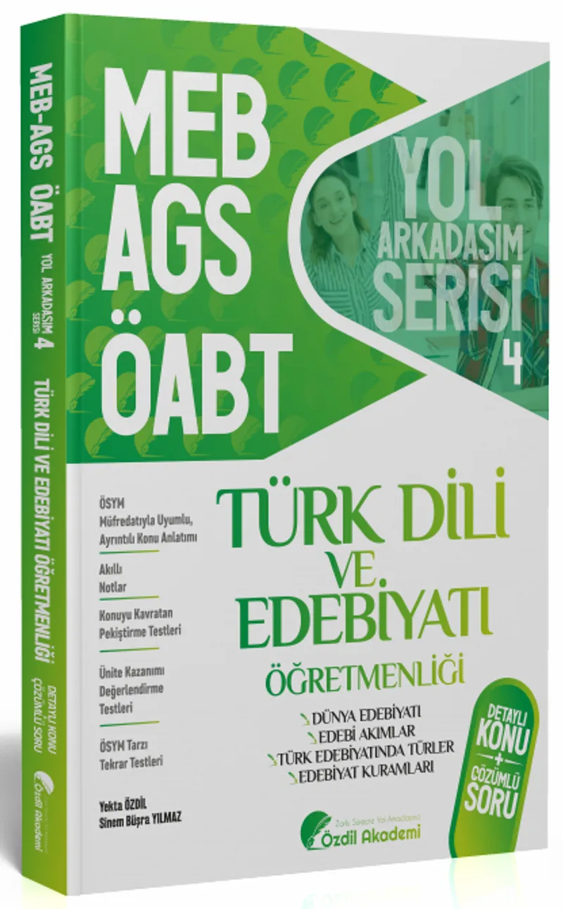 ÖABT Türk Dili ve Edebiyatı 4. Kitap Alan Eğitimi Konu Anlatımlı Soru Bankası kitap kapağı