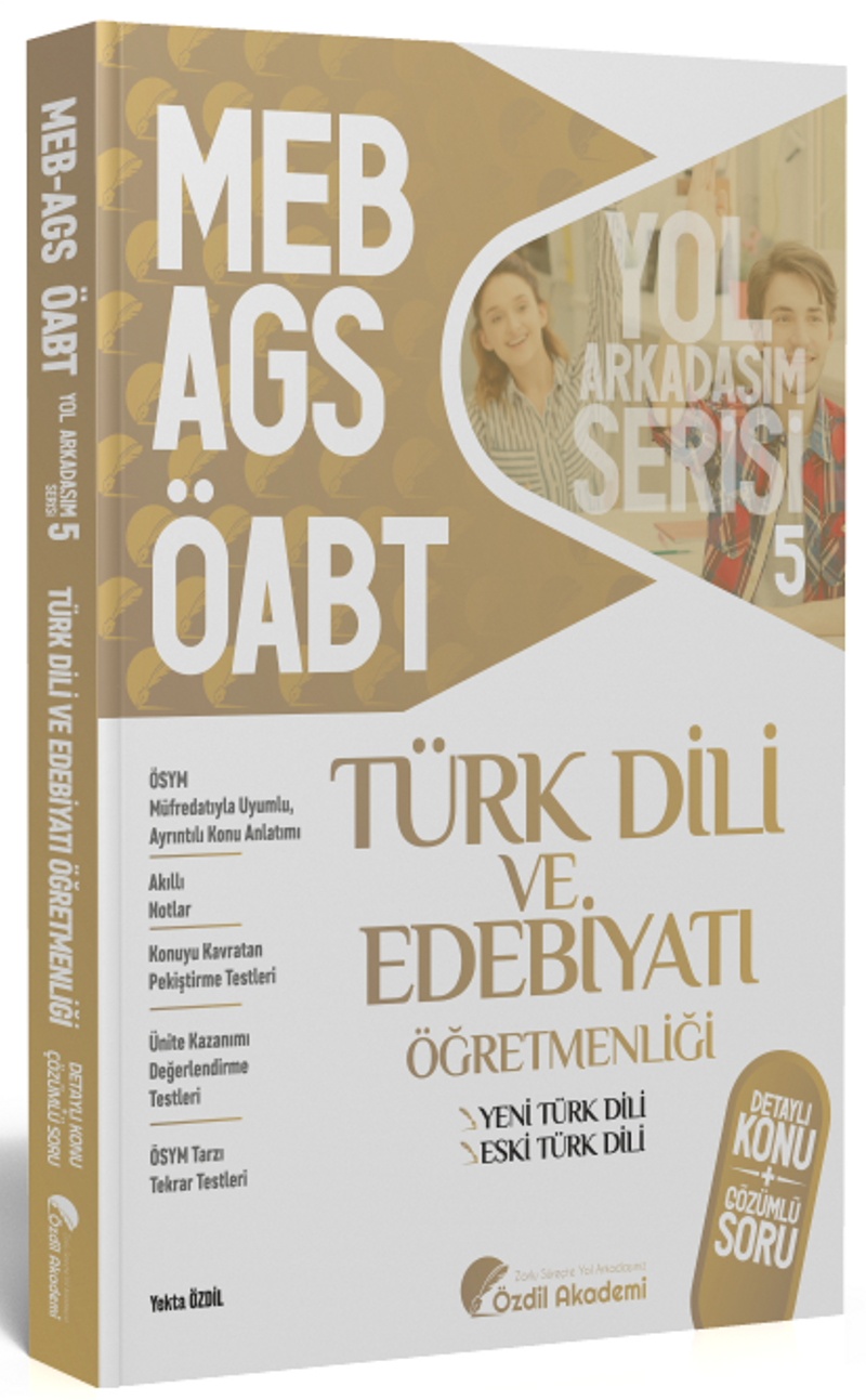 ÖABT Türk Dili ve Edebiyatı 5. Kitap Eski Yeni Türk Dili Konu Anlatımlı Soru Bankası kitap kapağı