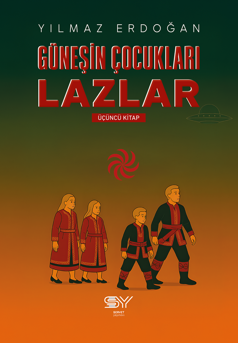 Güneşin Çocukları Lazlar 3 kitap kapağı