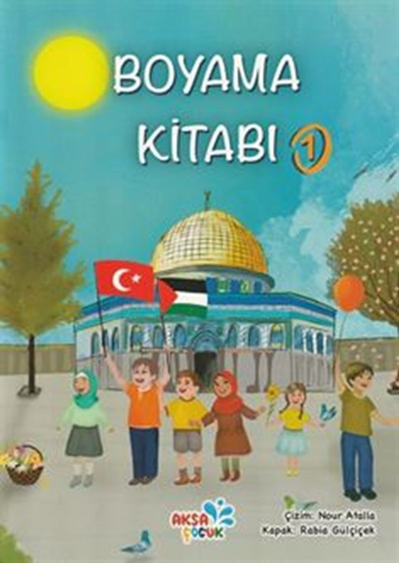 Çocuklar İçin Boyama Kitabı 1 / Kudüs'ü Renklendir kitap kapağı