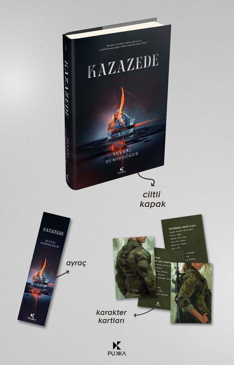 Kazazede 1 (Ciltli) kitap kapağı