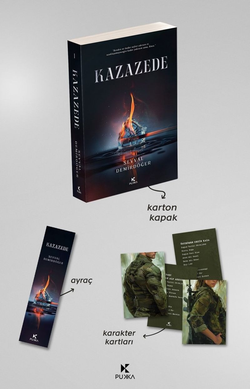 Kazazede 1 (Karton Kapak) kitap kapağı