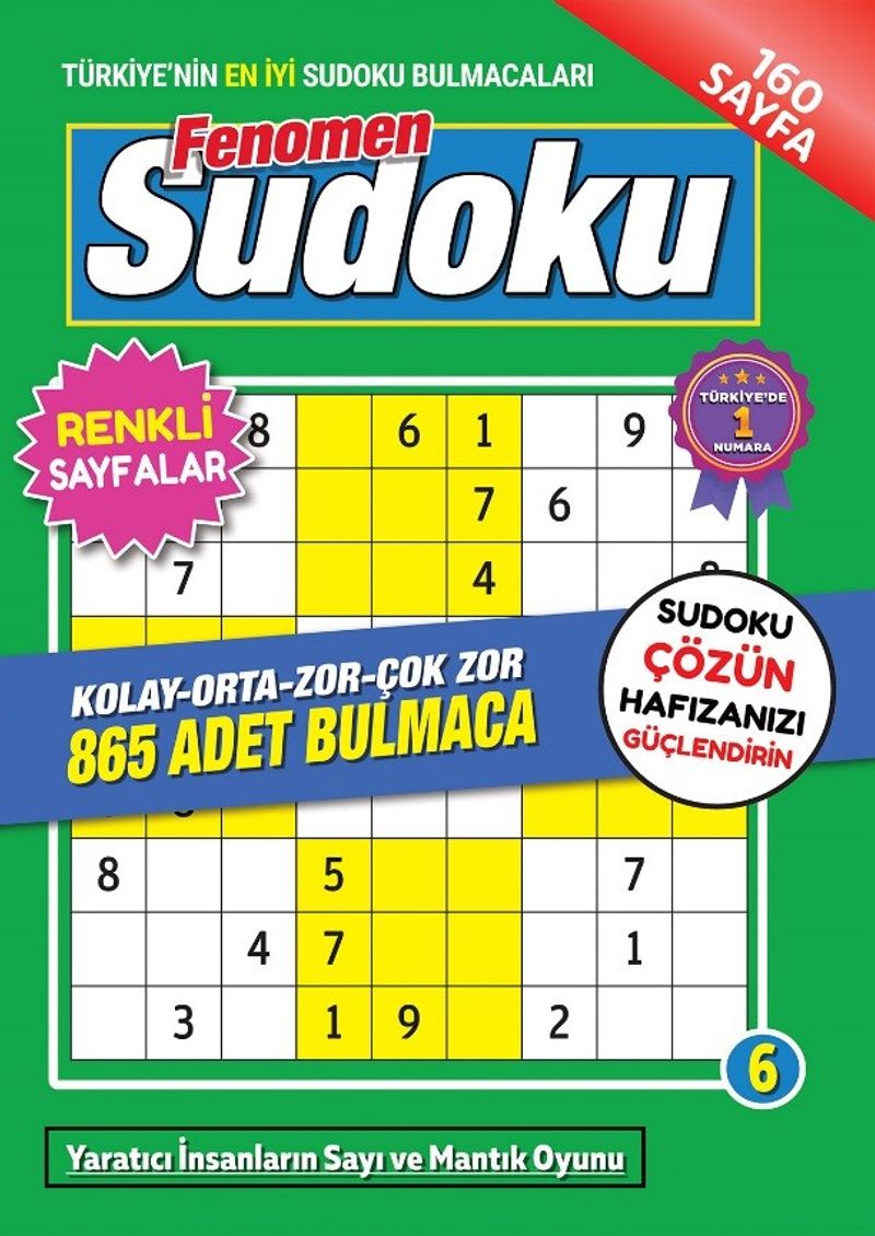 Fenomen Sudoku 6 kitap kapağı