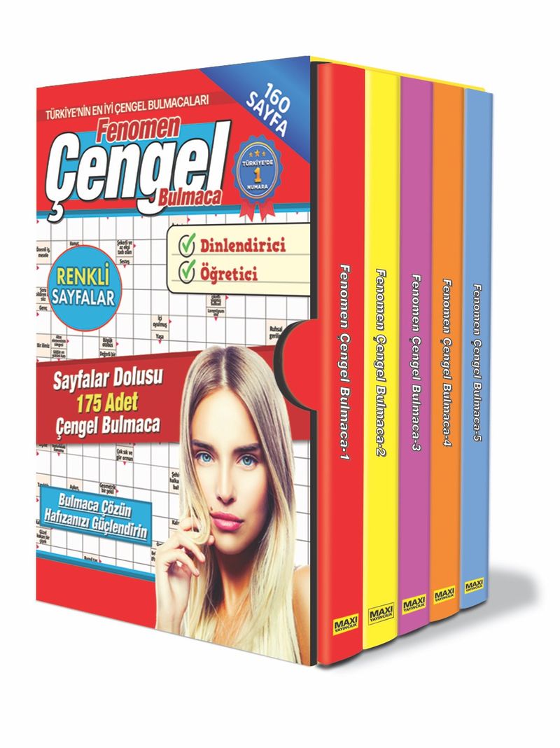 Fenomen Çengel Bulmaca Seti (5 Kitap) kitap kapağı