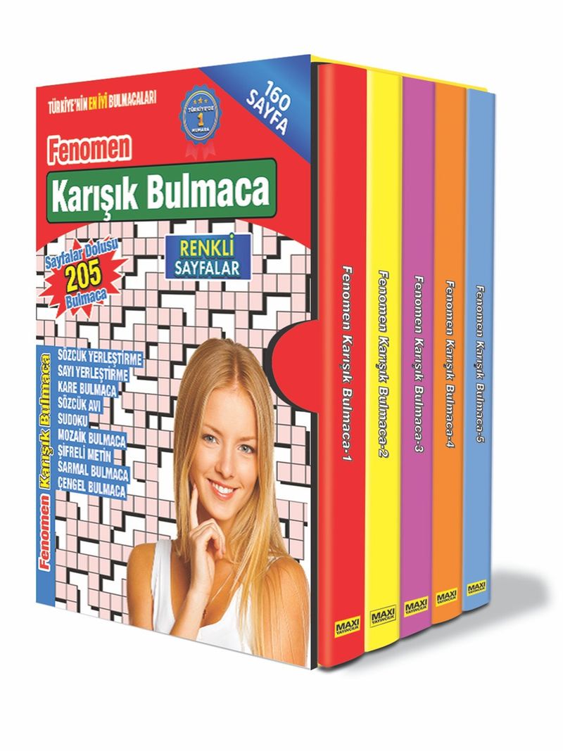 Fenomen Karışık Bulmaca Seti (5 Kitap) kitap kapağı