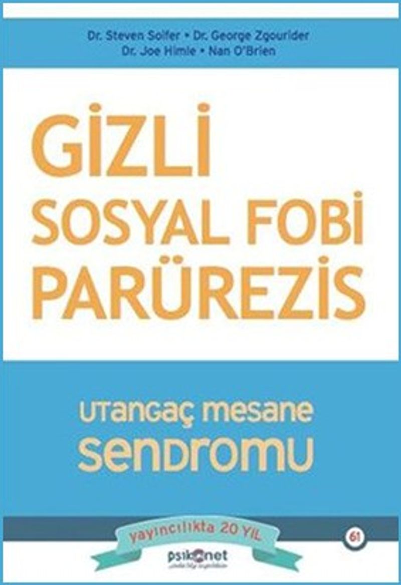 Gizli Sosyal Fobi Parürezis kitap kapağı
