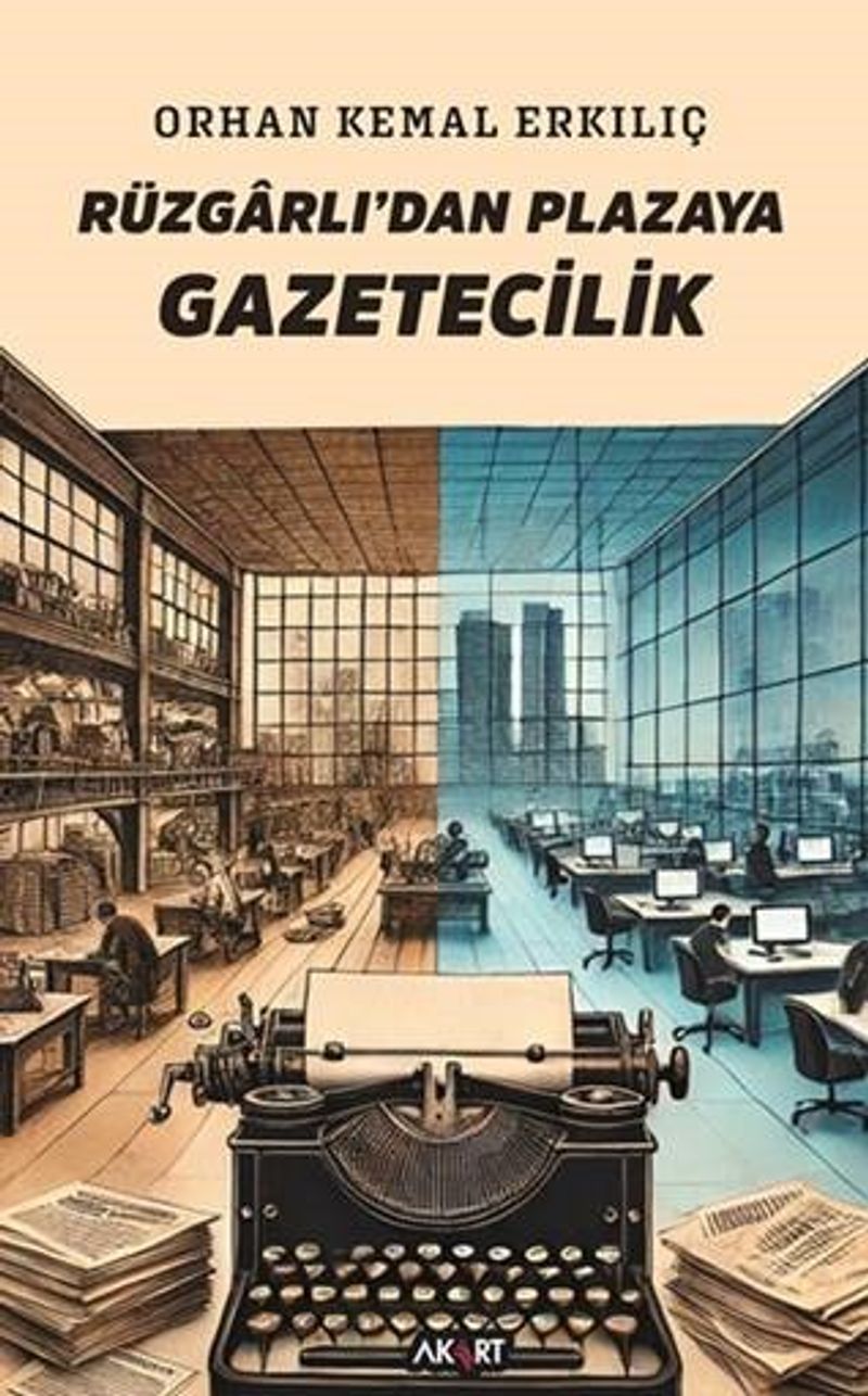 Rüzgarlı'dan Plazaya Gazetecilik kitap kapağı