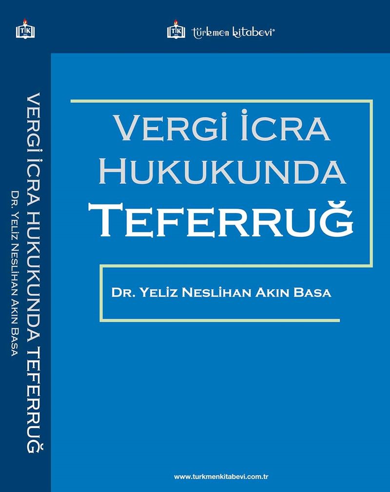 Vergi İcra Hukukunda Teferruğ kitap kapağı