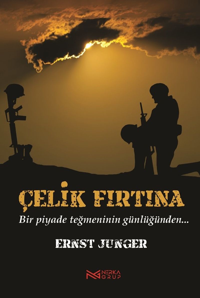 Çelik Fırtına Bir Piyade Teğmeninin Günlüğünden kitap kapağı