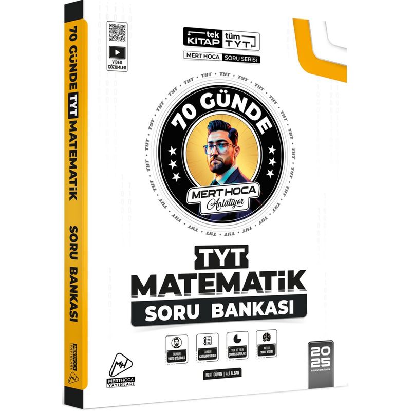 2025 TYT 70 Günde Matematik Soru Bankası kitap kapağı