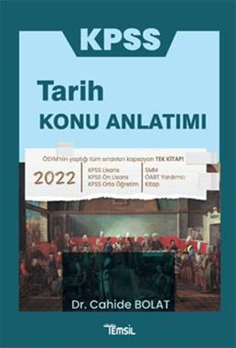 2022 KPSS Tarih Konu Anlatımı kitap kapağı