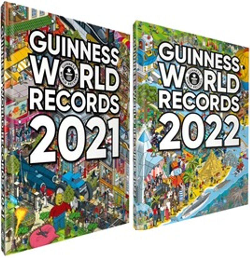 Guinness Dünya Rekorlar 2021 2022 Takım (2 Kitap) kitap kapağı