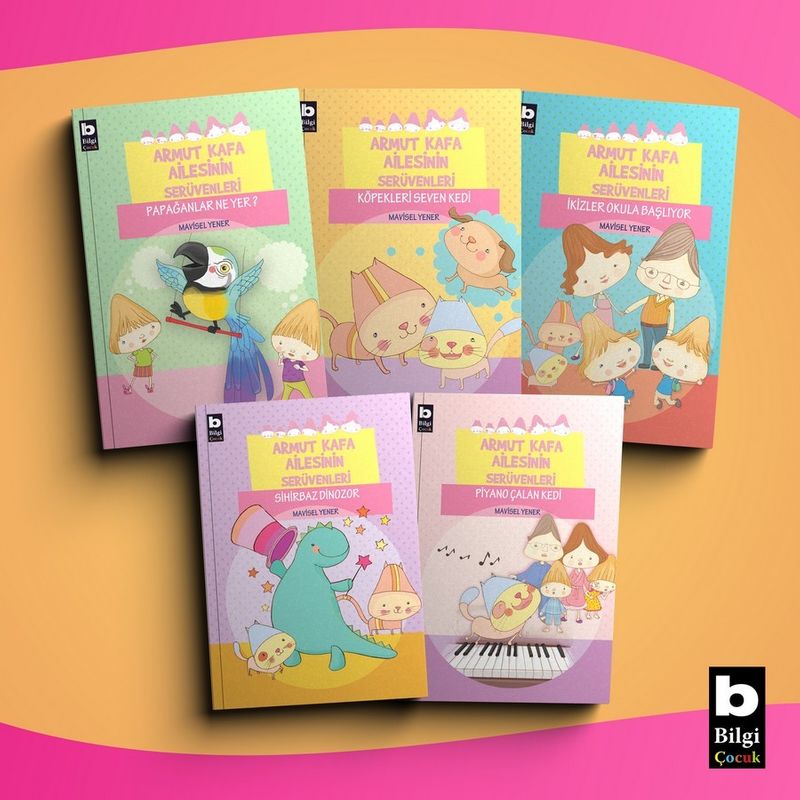 Armut Kafa Ailesinin Serüvenleri Seti (5 Kitap Takım) kitap kapağı
