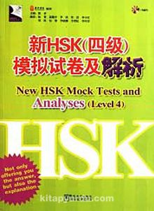New HSK Mock Tests and Analyses Level 4 +MP3 CD (Çince Yeterlilik Sınavı) kitap kapağı