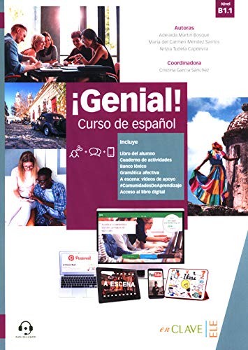 Genial! B1.1 Libro Del Alumno+Cuaderno +Audio Descargable kitap kapağı