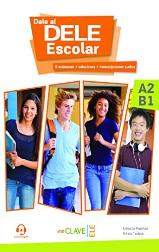 Dale al DELE Escolar A2-B1 +audio descargable kitap kapağı
