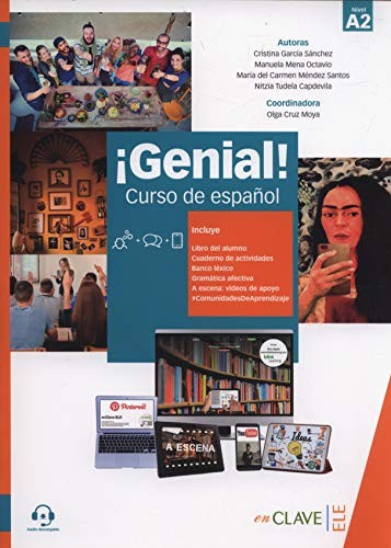 Genial! A2 +Audio Descargable kitap kapağı