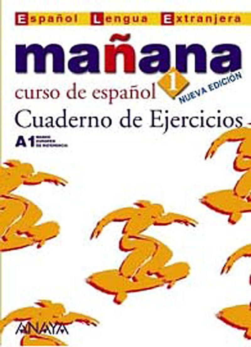 Manana 1 Cuaderno de Ejercicios A1 (İspanyolca Temel Seviye Çalışma Kitabı) kitap kapağı