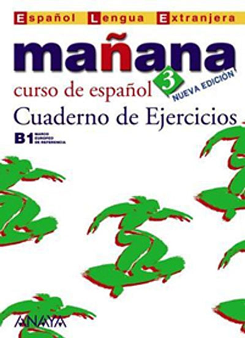 Manana 3 Cuaderno de Ejercicios B1 (İspanyolca Orta Seviye Çalışma Kitabı) kitap kapağı