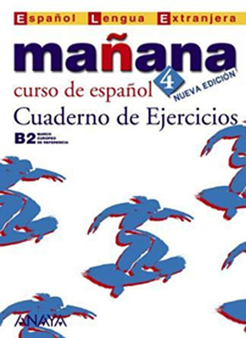 Manana 4 Cuaderno de Ejercicios B2 (İspanyolca Orta-Üst Seviye Çalışma Kitabı) kitap kapağı
