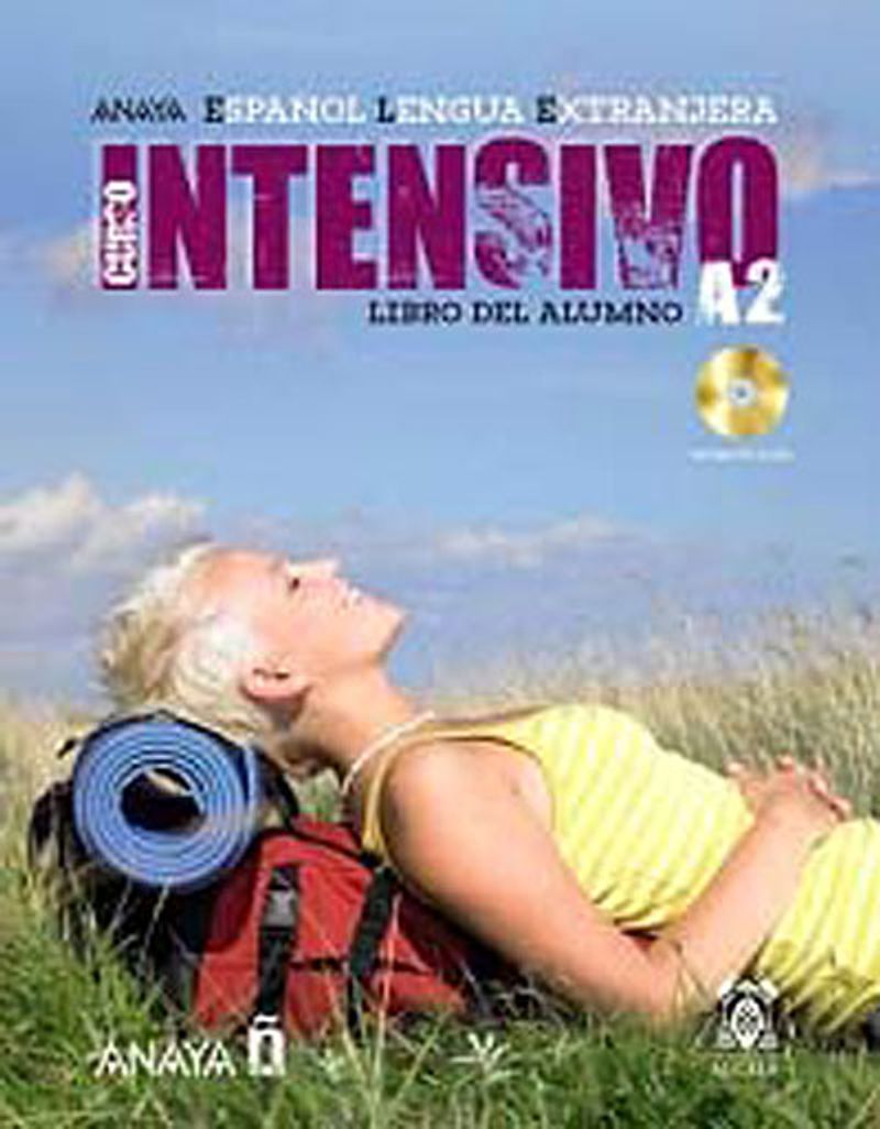 Curso Intensivo A2 Libro del Alumno +2 CD (İspanyolca Orta-Alt Seviye Ders Kitabı +2 CD) kitap kapağı