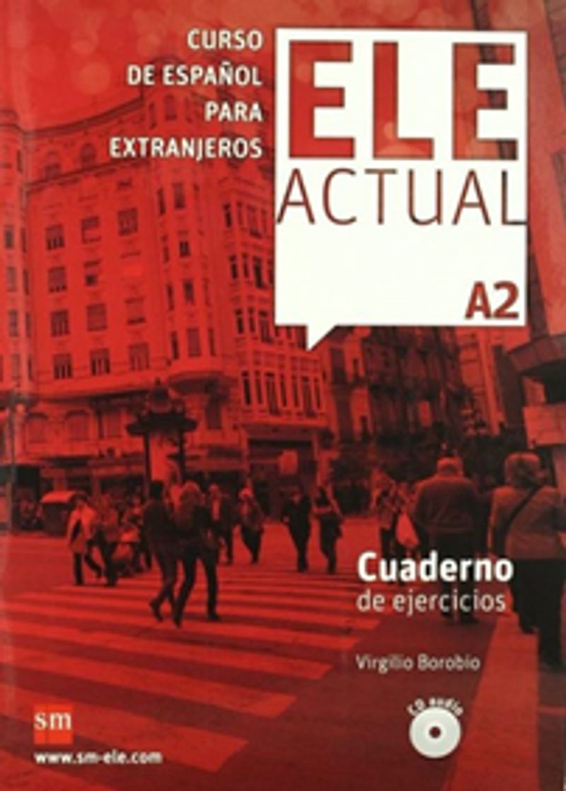 ELE ACTUAL A2 Cuaderno de ejercicios +CD kitap kapağı