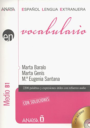 Vocabulario - Nivel Medio B1 +2 CD (İspanyolca Kelime Bilgisi - Orta Seviye) kitap kapağı