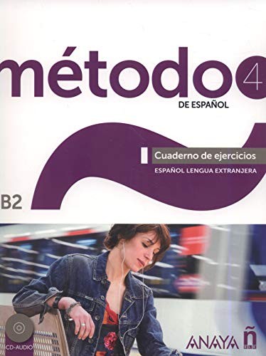 Metodo 4 Cuaderno de Ejercicios B2 +CD kitap kapağı