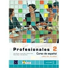 Profesionales 2 Libro del alumno (Ders Kitabı +Audio descargable) İspanyolca Orta Seviye kitap kapağı