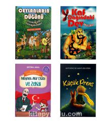 Çocuklar İçin Hikaye Seti (4 Kitap) kitap kapağı