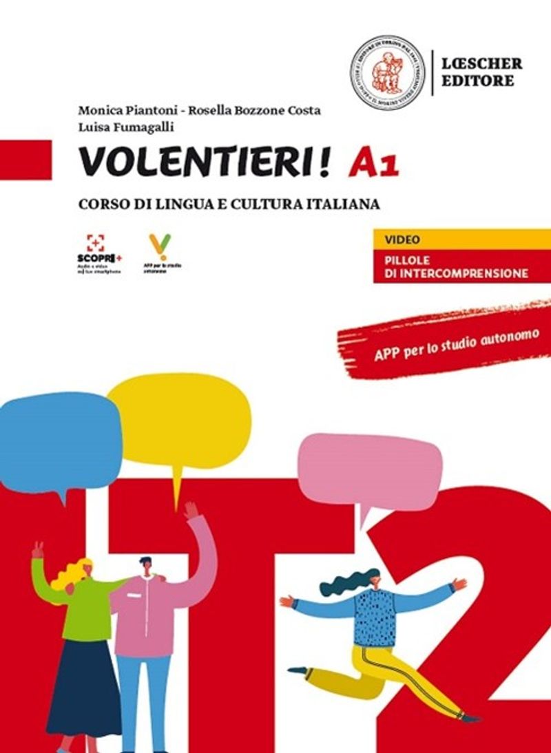 Volentieri! A1 Libro - Corso di lingua e cultura italiana kitap kapağı