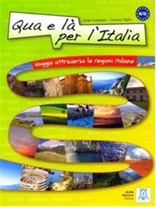 Qua e la per l’Italia (libro +mp3 online) kitap kapağı