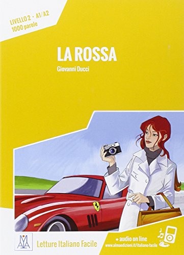 La rossa +audio online (A1-A2) kitap kapağı