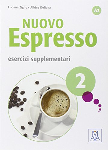 Nuovo Espresso 2 Esercizi Supplementari A2 (Çalışma Kitabı) Orta-Alt Seviye İtalyanca kitap kapağı