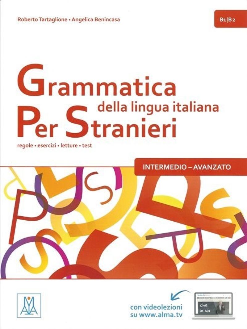 Grammatica della lingua italiana per stranieri B1-B2 kitap kapağı