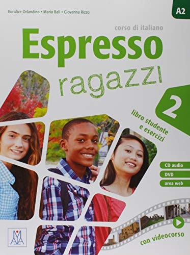 Espresso ragazzi 2 (A2) +Cd +Dvd kitap kapağı