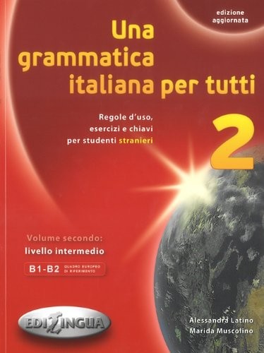 Una Grammatica Italiana per Tutti 2 (Edizione Aggiornata) B1-B2 kitap kapağı