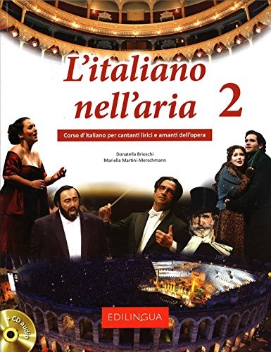 L'italiano nell'aria 2 +CD audio kitap kapağı