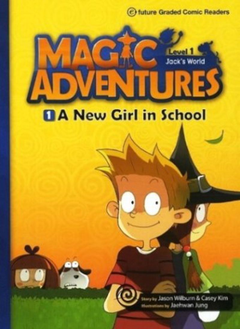 A New Girl in School +CD (Magic Adventures 1) kitap kapağı