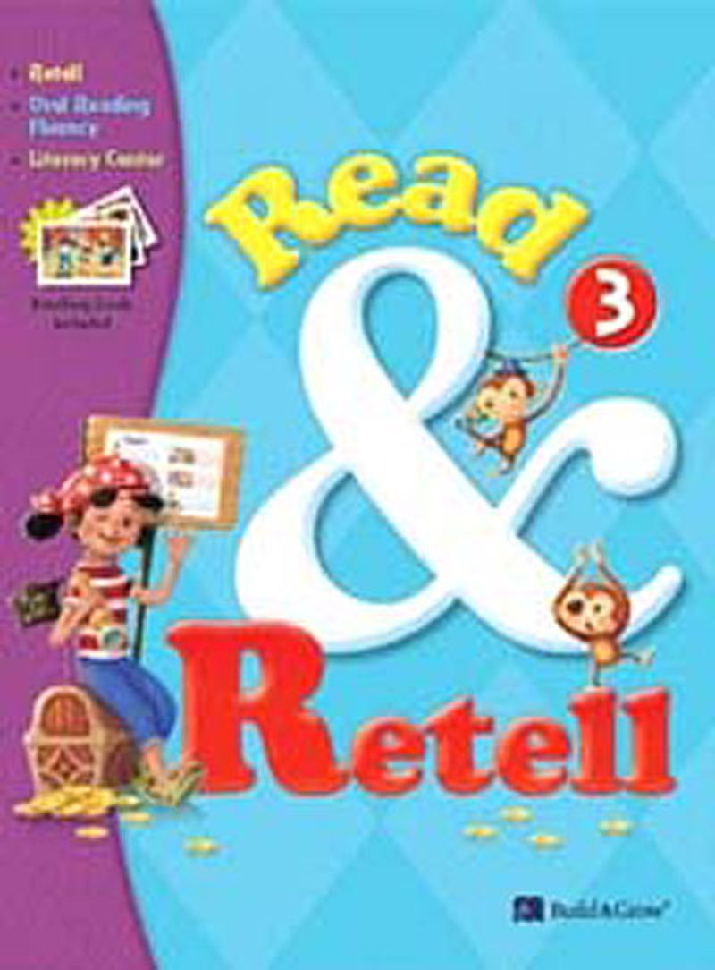 Read - Retell 3 with Workbook +CD kitap kapağı