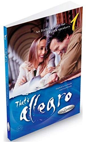 That's Allegro 1 (Ders Kitabı+CD) İtalyanca Temel Seviye kitap kapağı