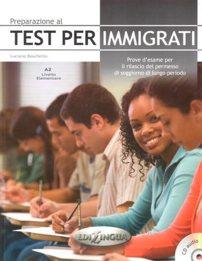 Preparazione al Test per immigrati A2 +CD kitap kapağı
