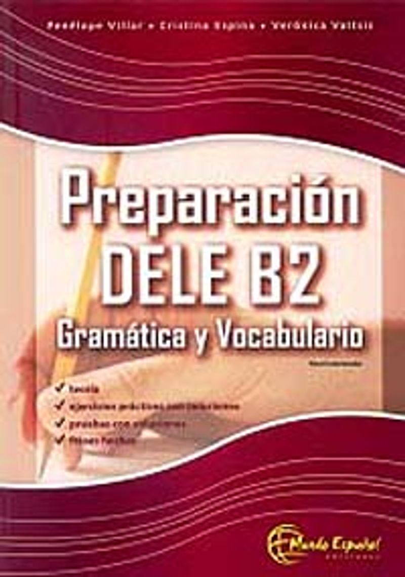 Preparacion DELE B2 - Gramatica y Vocabulario (İspanyolca Yeterlilik -Gramer ve Kelime Bilgisi) kitap kapağı