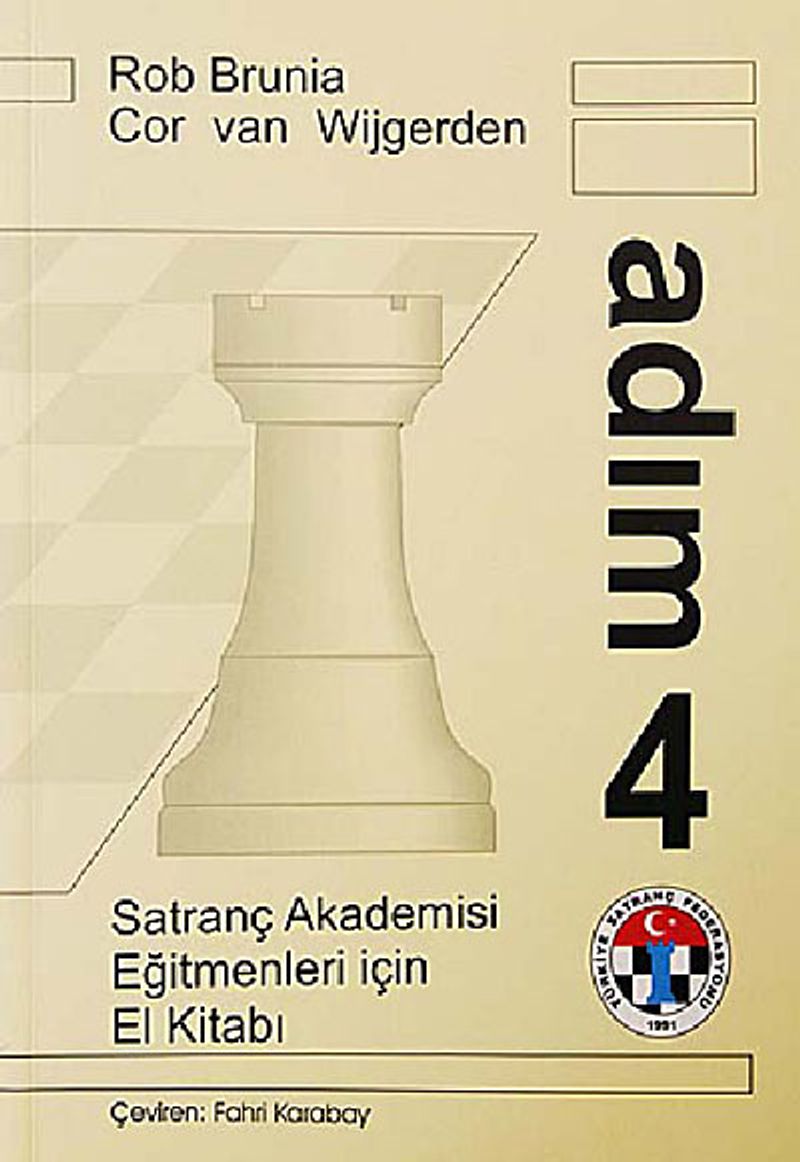 Satranç Akademisi Eğitmenler İçin El Kitabı - Adım 4 kitap kapağı