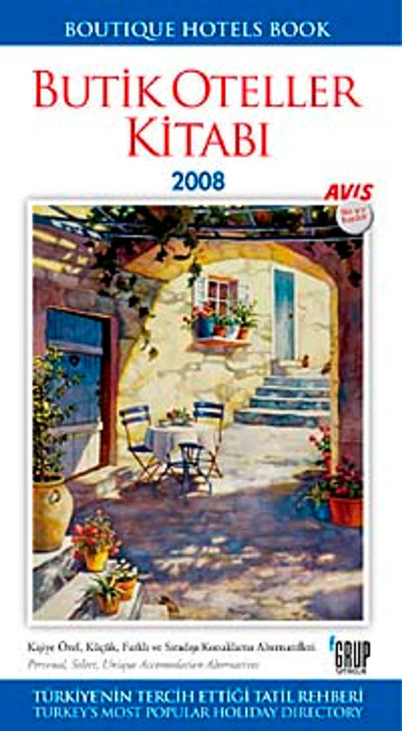 Butik Oteller Kitabı 2008 kitap kapağı