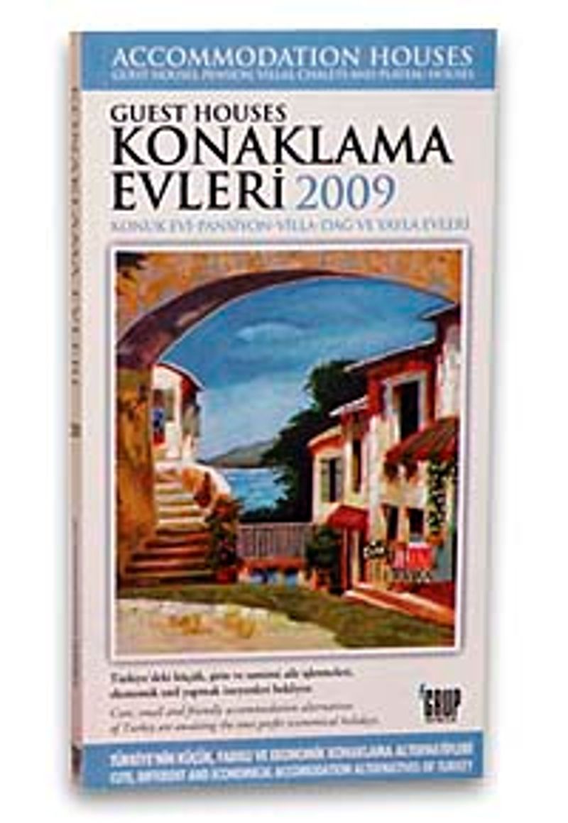 Konaklama Evleri 2009 kitap kapağı