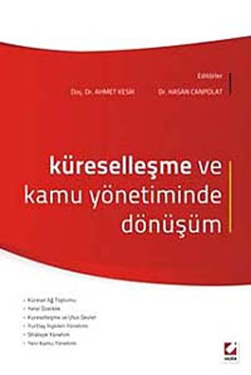 Küreselleşme ve Kamu Yönetiminde Dönüşüm kitap kapağı