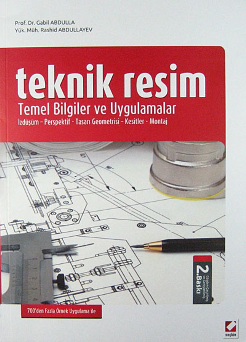 Teknik Resim Temel Bilgiler ve Uygulamalar kitap kapağı