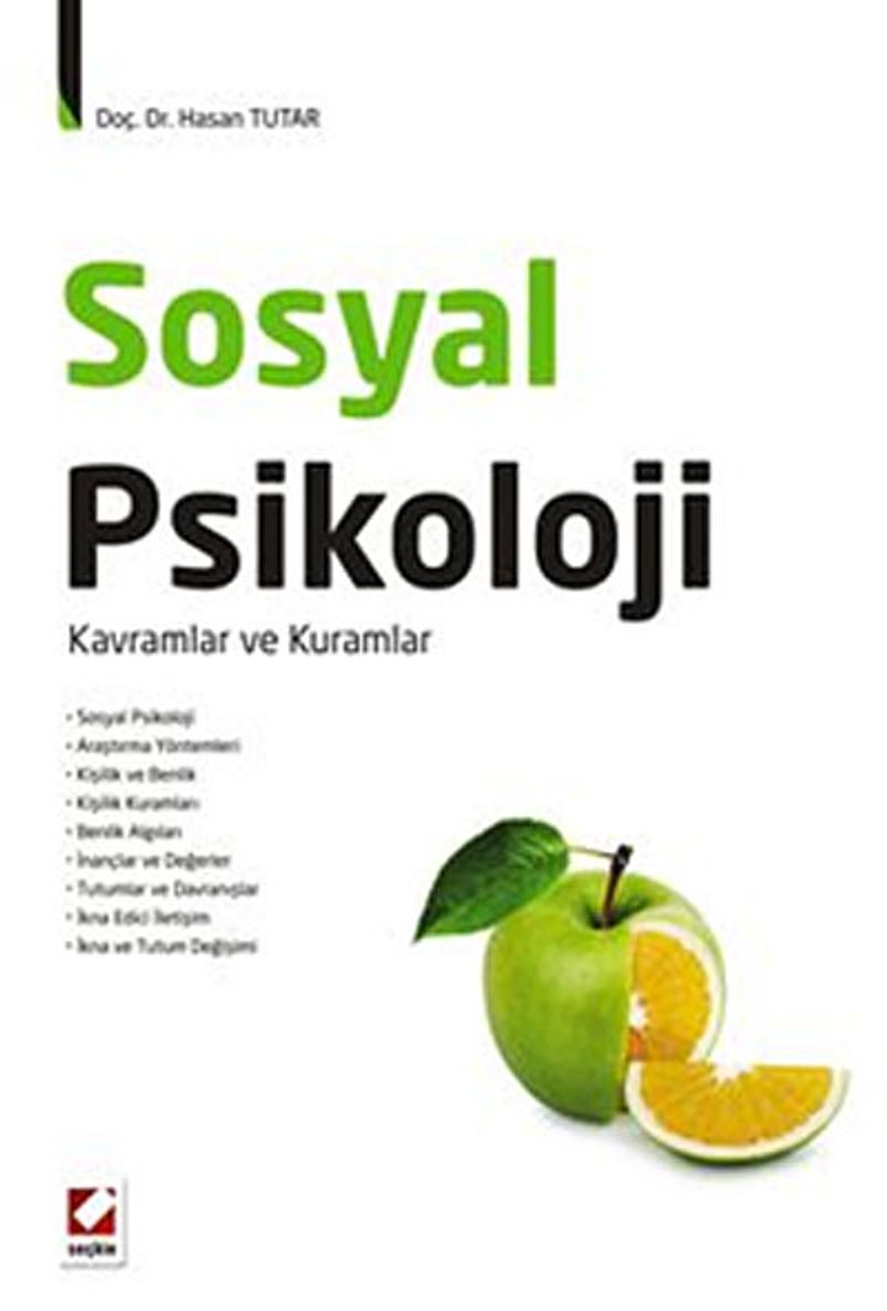 Sosyal Psikoloji Kavramlar ve Kuramlar kitap kapağı