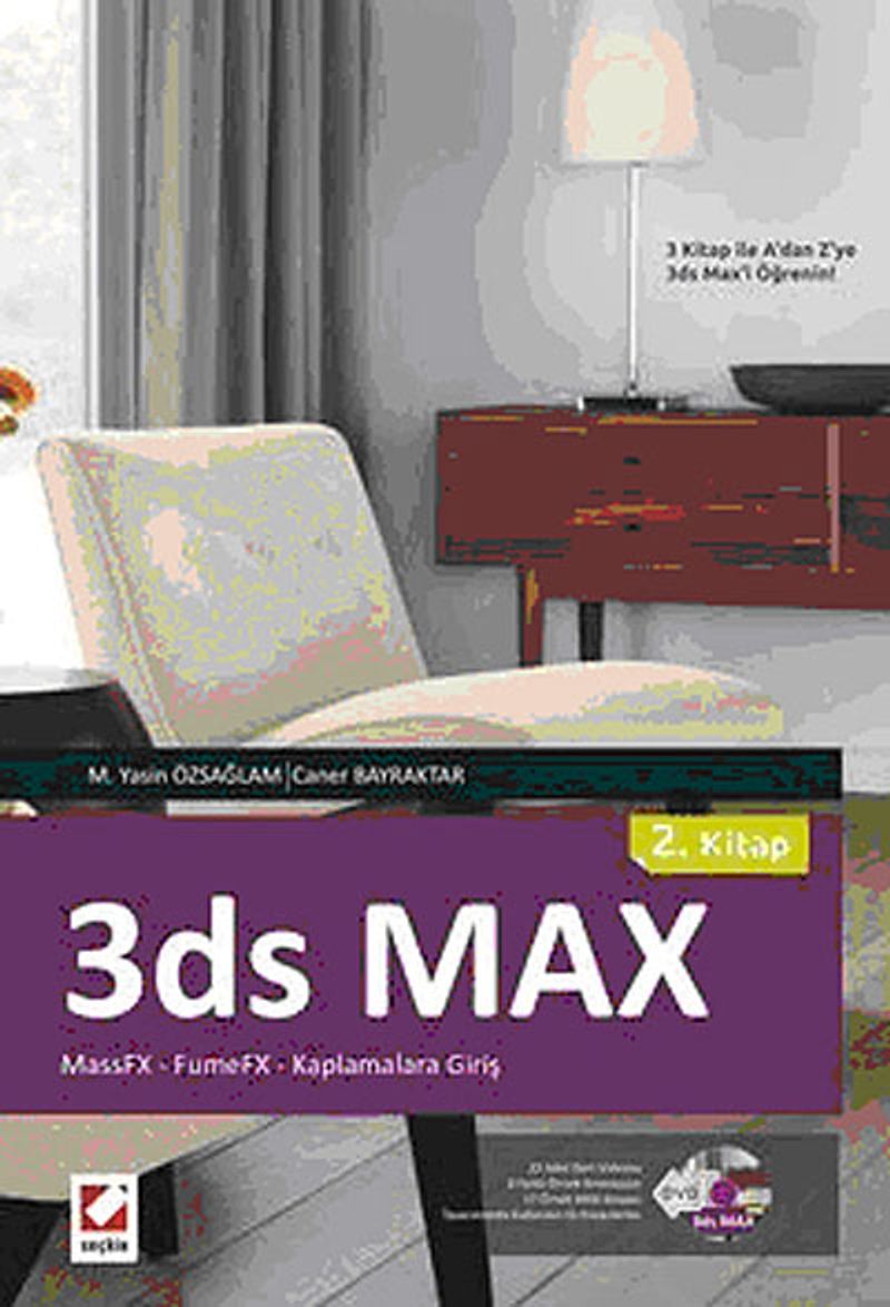 3ds Max - 2. Kitap (DVD'li) MasFX - Fume FX - Kaplamalara Giriş kitap kapağı